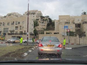 חורף ישראלי בכביש.יש להכין את הרכבים.צילום: עמיעד טאוב