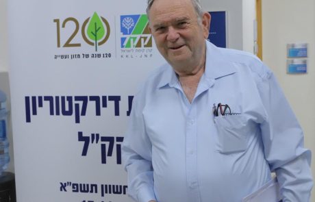 היסטוריה: תושב ר"ג נבחר ליו"ר קק"ל