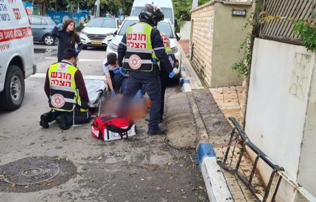 פועל כבן 50 פונה במצב בינוני לאחר שנפל מגובה