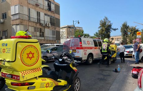 הסכנה בכבישי רמת גן: רוכב קוקרינט ממונע בן 40 נפצע בינוני
